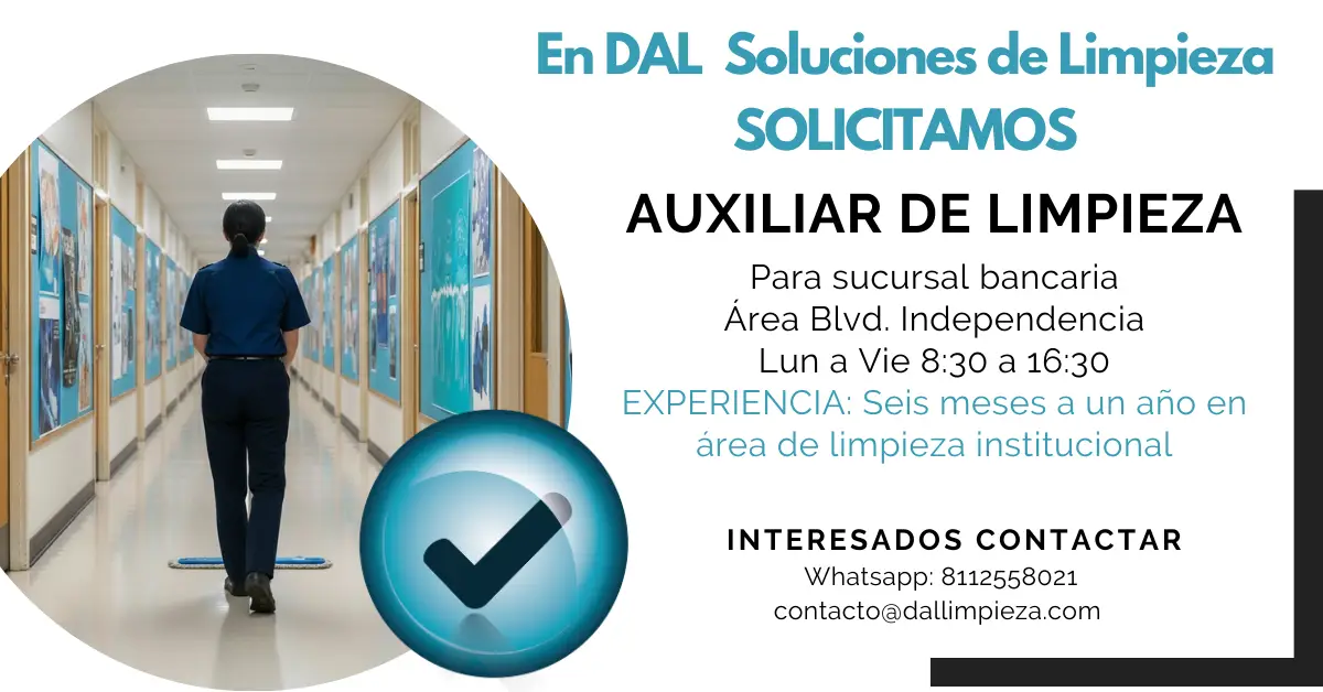 AUXILIAR DE LIMPIEZA